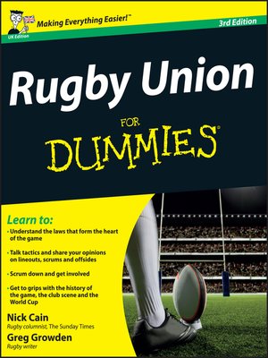 cover image of Rugby Union For Dummies